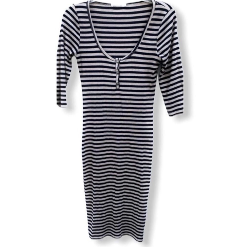 Heart & Hips Tilly's Striped‎ Bodycon Dress